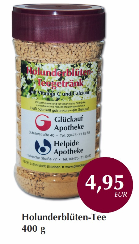 Holunderblüten-Teegetränk